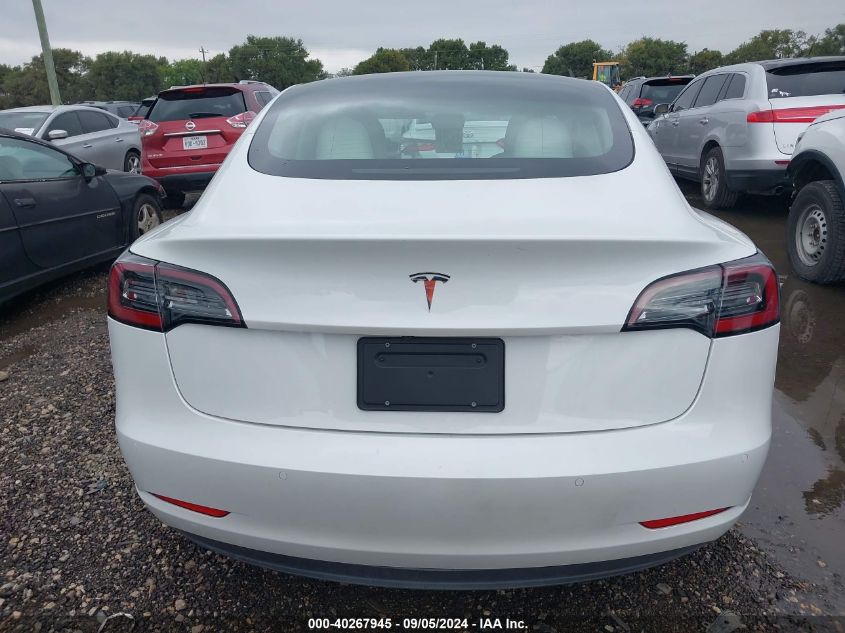 2021 Tesla Model 3 VIN: 5YJ3E1EAXMF093882 Lot: 40267945