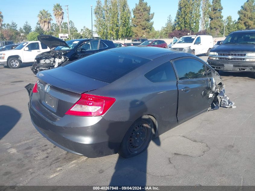 2012 Honda Civic Lx VIN: 2HGFG3B5XCH535385 Lot: 40267948