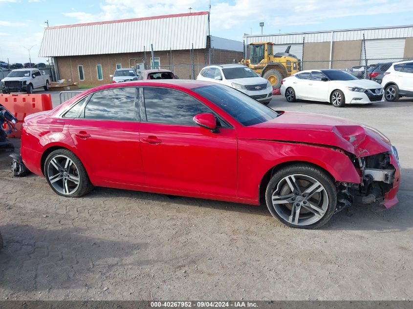 2017 Audi A4 Premium VIN: WAUGNAF4XHN007775 Lot: 40267952