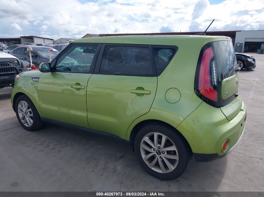 2017 Kia Soul + VIN: KNDJP3A51H7877627 Lot: 40267973