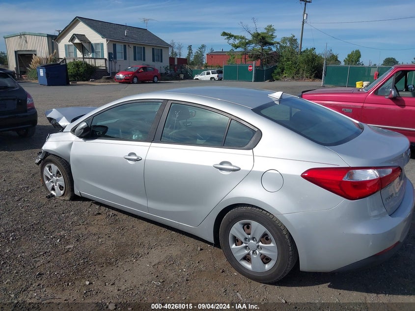 2015 KIA FORTE LX - KNAFK4A60F5403399
