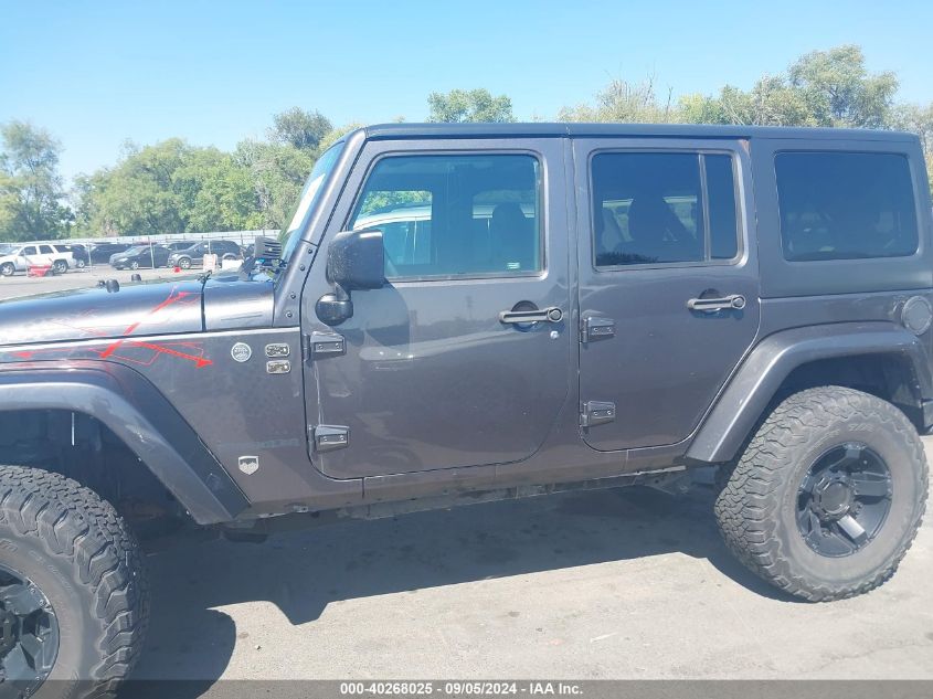 2016 Jeep Wrangler Unlimited Sahara VIN: 1C4BJWEG0GL206832 Lot: 40268025