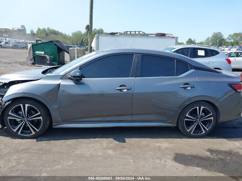 2021 Nissan Sentra Sr Xtronic Cvt VIN: 3N1AB8DV9MY209691 Lot: 40268063