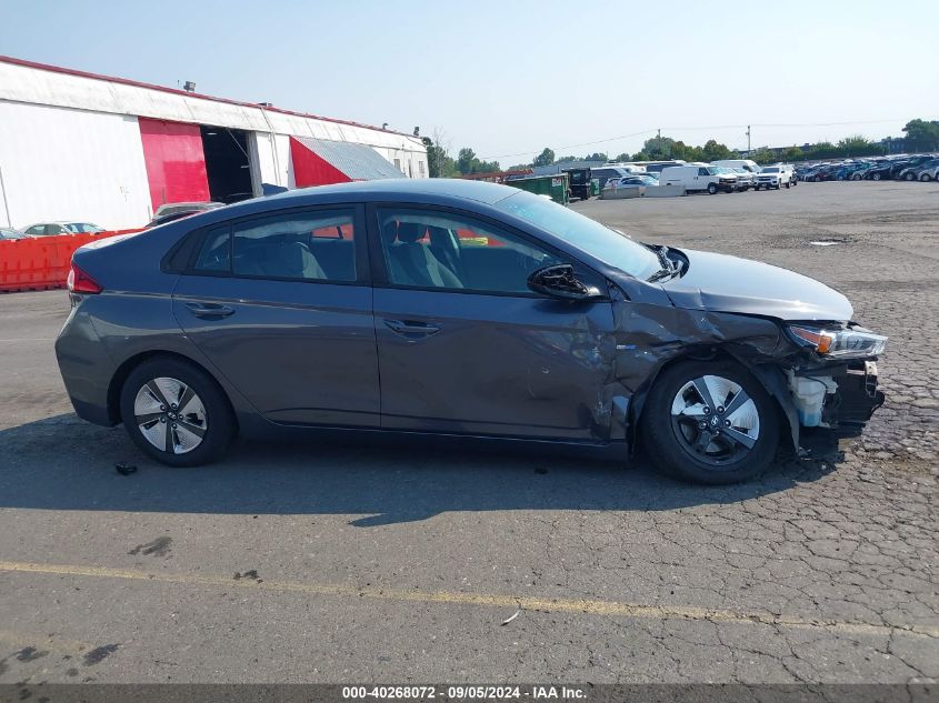 KMHC65LC7JU091501 2018 Hyundai Ioniq Hybrid Blue