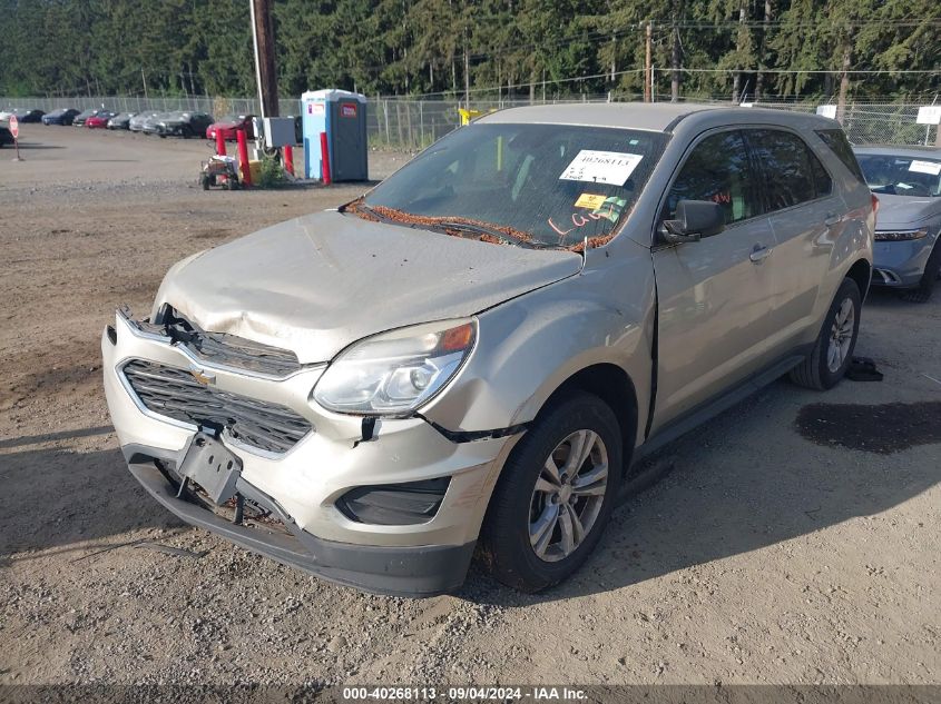 2016 CHEVROLET EQUINOX LS - 2GNALBEK6G1133725