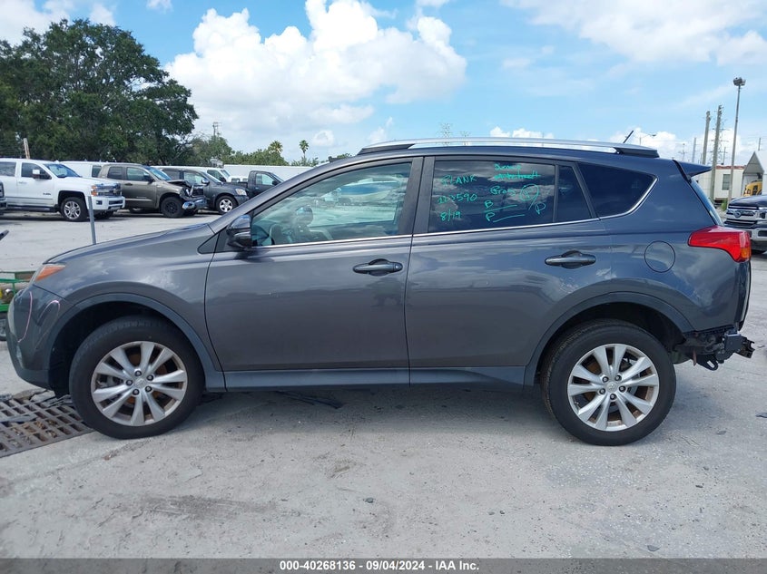 2014 TOYOTA RAV4 LIMITED - 2T3DFREV0EW203689