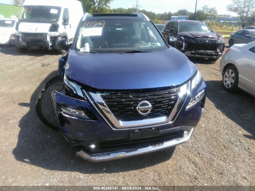 2021 Nissan Rogue Platinum Intelligent Awd VIN: JN8AT3DD8MW310236 Lot: 40268147