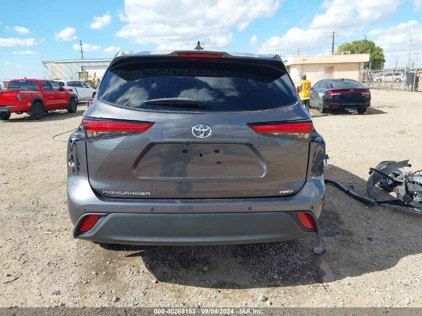 2022 Toyota Highlander L VIN: 5TDCZRBH1NS195900 Lot: 40268183