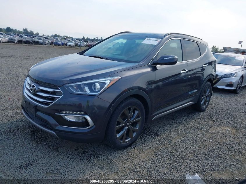 5XYZWDLA1JG515439 2018 HYUNDAI SANTA FE - Image 2