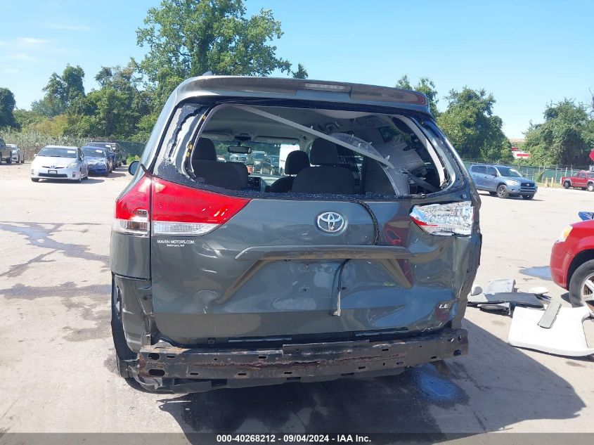 5TDKK3DC4DS293879 2013 Toyota Sienna Le V6 8 Passenger