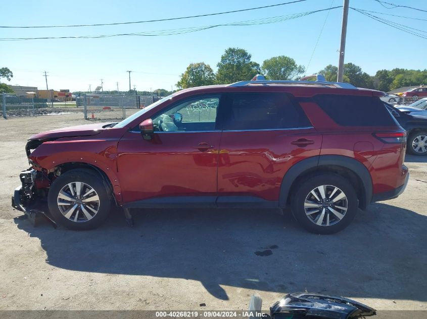 2023 Nissan Pathfinder Sl 4Wd VIN: 5N1DR3CC2PC235180 Lot: 40268219