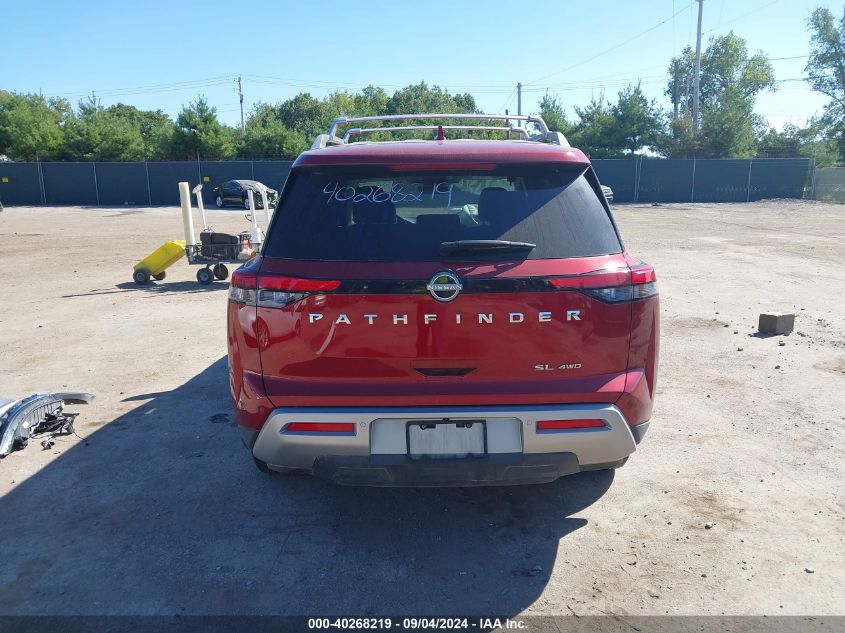 2023 Nissan Pathfinder Sl 4Wd VIN: 5N1DR3CC2PC235180 Lot: 40268219