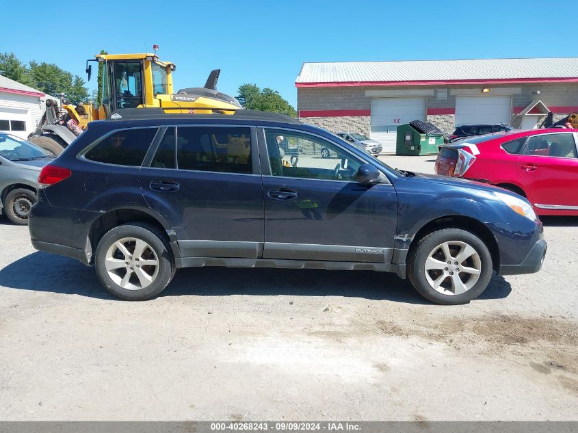 2014 Subaru Outback 2.5I Premium VIN: 4S4BRBCCXE3274713 Lot: 40268243