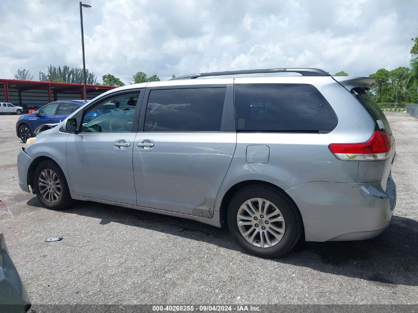 5TDYK3DC8DS293636 2013 Toyota Sienna Xle V6 8 Passenger