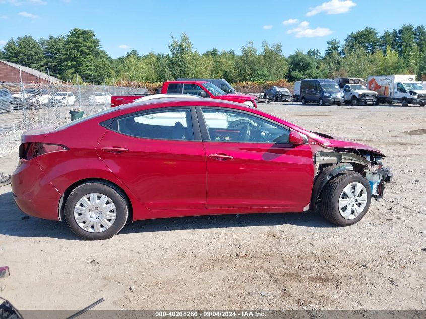 2016 Hyundai Elantra Se VIN: 5NPDH4AE9GH685673 Lot: 40268286