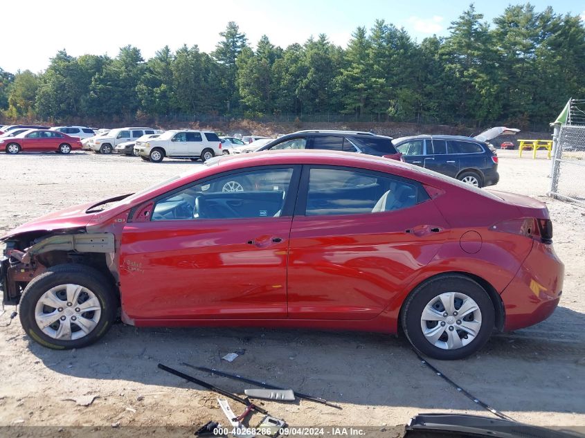 2016 Hyundai Elantra Se VIN: 5NPDH4AE9GH685673 Lot: 40268286