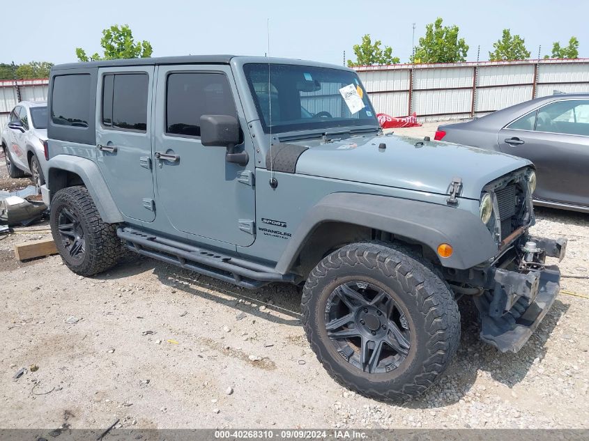 2014 Jeep Wrangler Unlimited Sport VIN: 1C4BJWDG1EL305223 Lot: 40268310