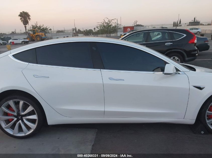 2018 Tesla Model 3 Long Range/Performance VIN: 5YJ3E1EB7JF072718 Lot: 40268331