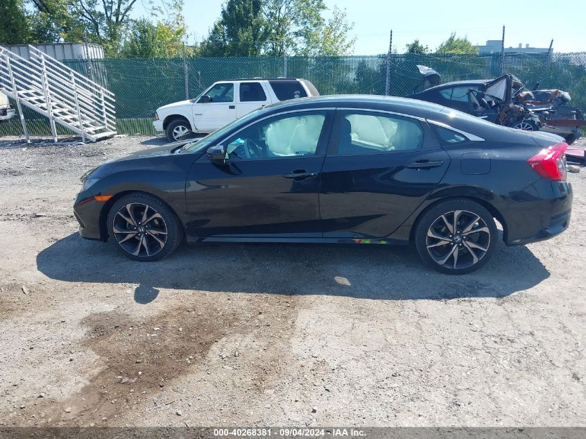 2020 Honda Civic Sport VIN: 2HGFC2F86LH572895 Lot: 40268381