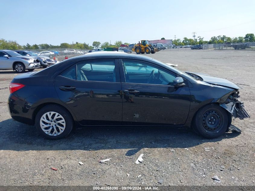 2019 Toyota Corolla Le VIN: 2T1BURHE0KC210639 Lot: 40268390