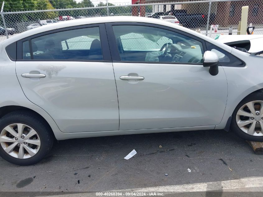 2013 Kia Rio Ex VIN: KNADN4A36D6115141 Lot: 40268394