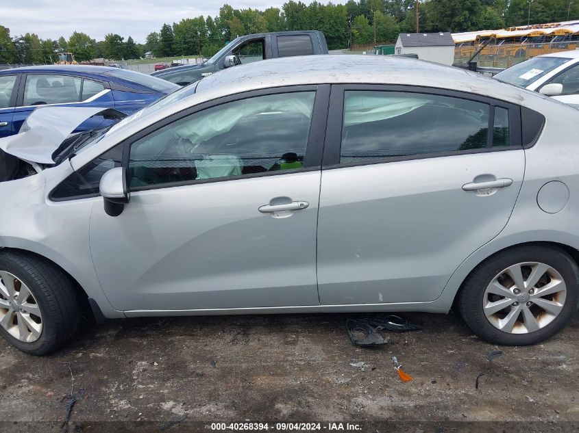 2013 Kia Rio Ex VIN: KNADN4A36D6115141 Lot: 40268394