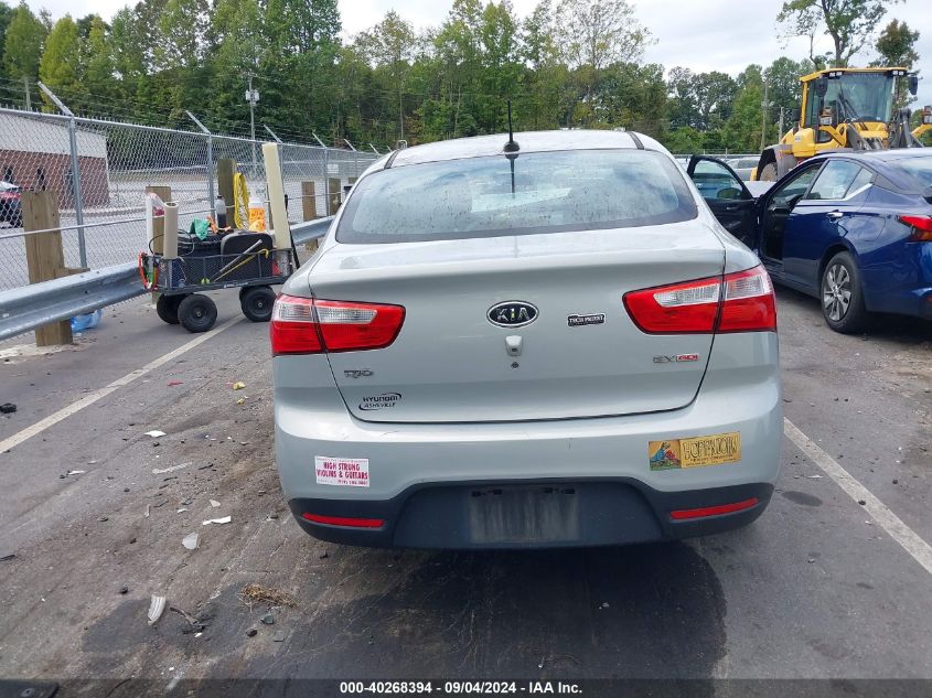 2013 Kia Rio Ex VIN: KNADN4A36D6115141 Lot: 40268394