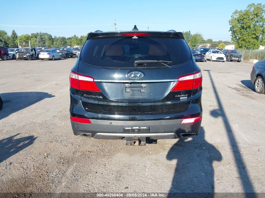 2014 Hyundai Santa Fe Limited VIN: KM8SRDHF0EU075419 Lot: 40268404