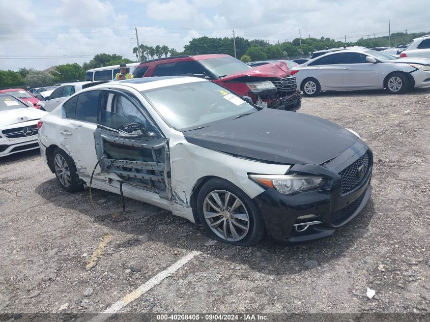 2015 Infiniti Q50 Premium/Sport VIN: JN1BV7AR8FM409111 Lot: 40268405