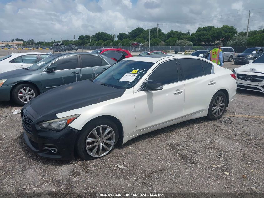 2015 Infiniti Q50 Premium/Sport VIN: JN1BV7AR8FM409111 Lot: 40268405