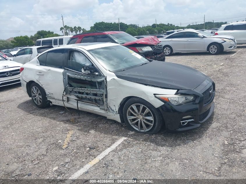 2015 Infiniti Q50 Premium/Sport VIN: JN1BV7AR8FM409111 Lot: 40268405