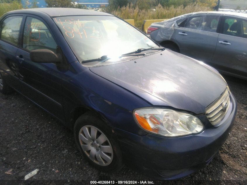 2003 Toyota Corolla Ce VIN: JTDBR32E830010742 Lot: 40268413