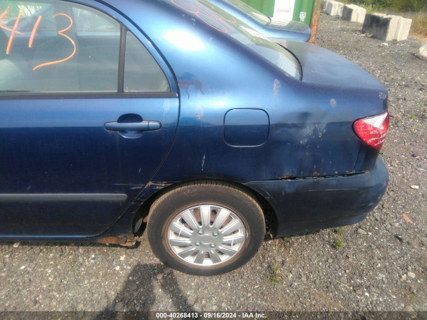 2003 Toyota Corolla Ce VIN: JTDBR32E830010742 Lot: 40268413