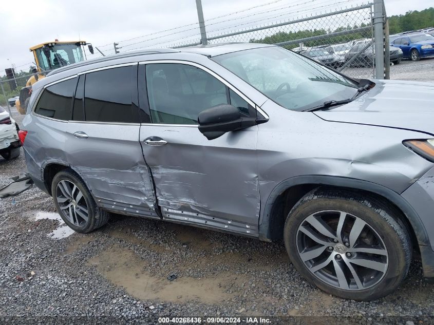 2016 Honda Pilot Touring VIN: 5FNYF5H92GB006850 Lot: 40268436