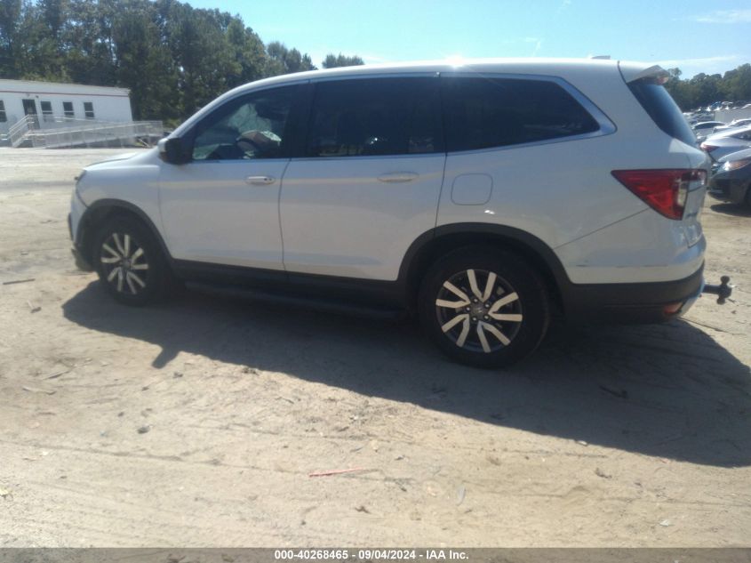 2021 Honda Pilot Awd Ex VIN: 5FNYF6H37MB068774 Lot: 40268465