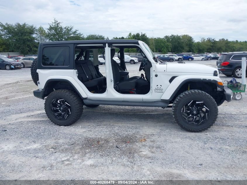 2019 Jeep Wrangler Unlimited Sahara 4X4 VIN: 1C4HJXEN6KW516313 Lot: 40268479