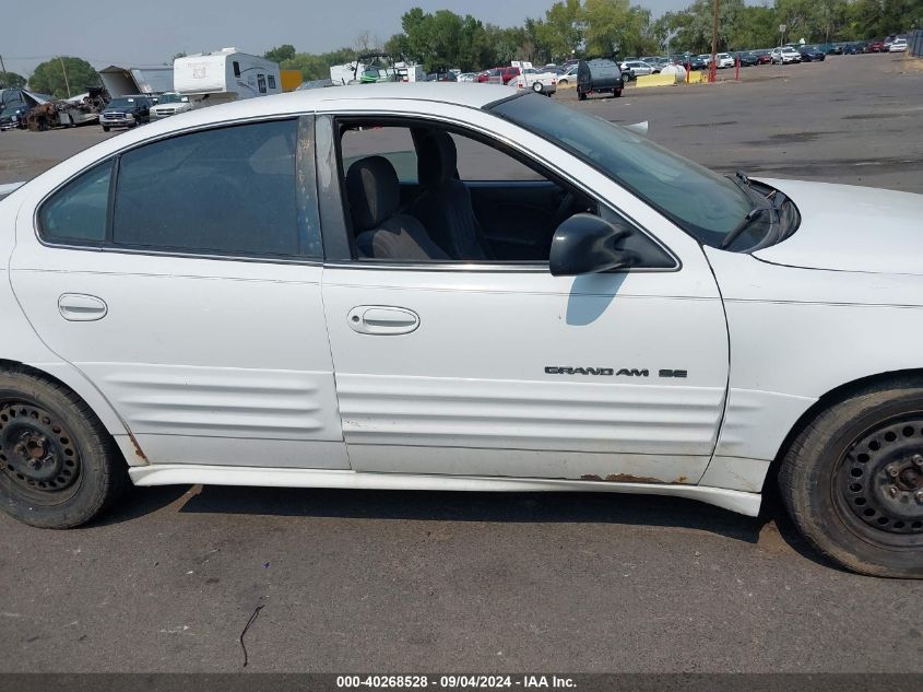 2000 Pontiac Grand Am VIN: 122NS52G5YT511629 Lot: 40268528