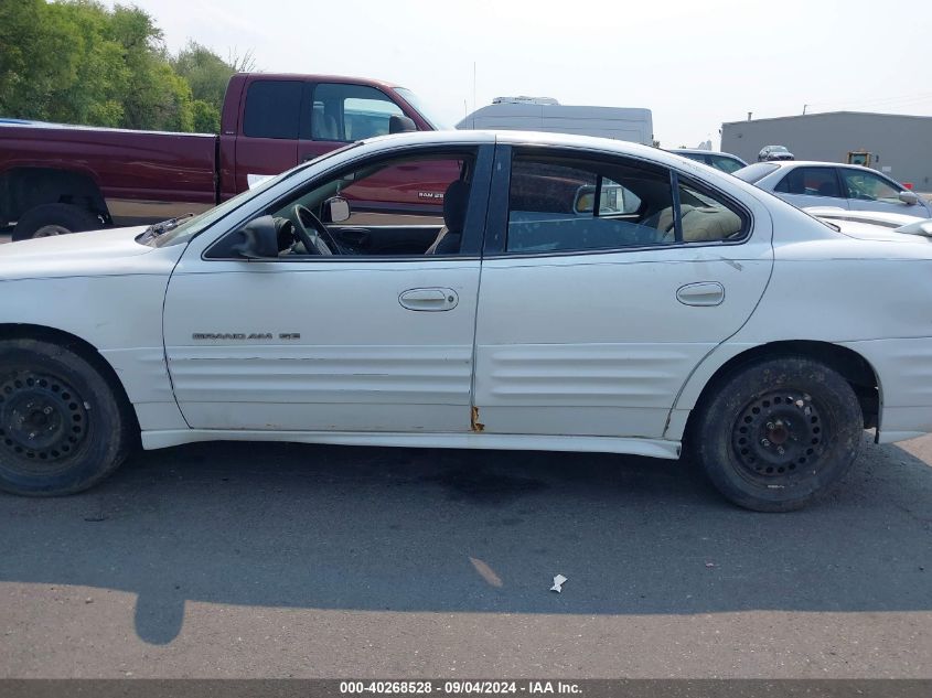 2000 Pontiac Grand Am VIN: 122NS52G5YT511629 Lot: 40268528