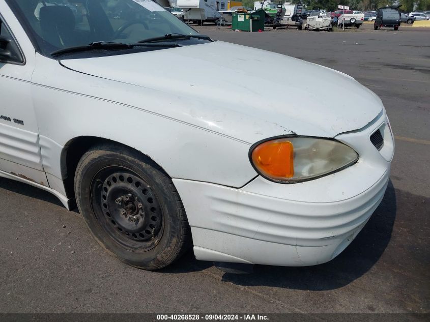 2000 Pontiac Grand Am VIN: 122NS52G5YT511629 Lot: 40268528