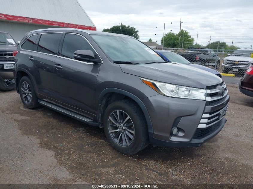 2018 TOYOTA HIGHLANDER XLE - 5TDKZRFH5JS536702