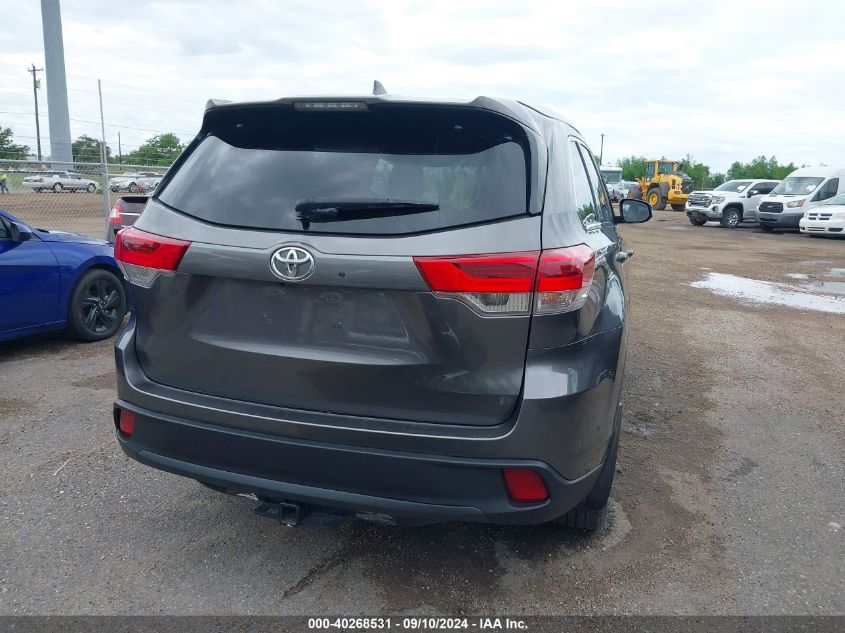 2018 Toyota Highlander Xle VIN: 5TDKZRFH5JS536702 Lot: 40268531