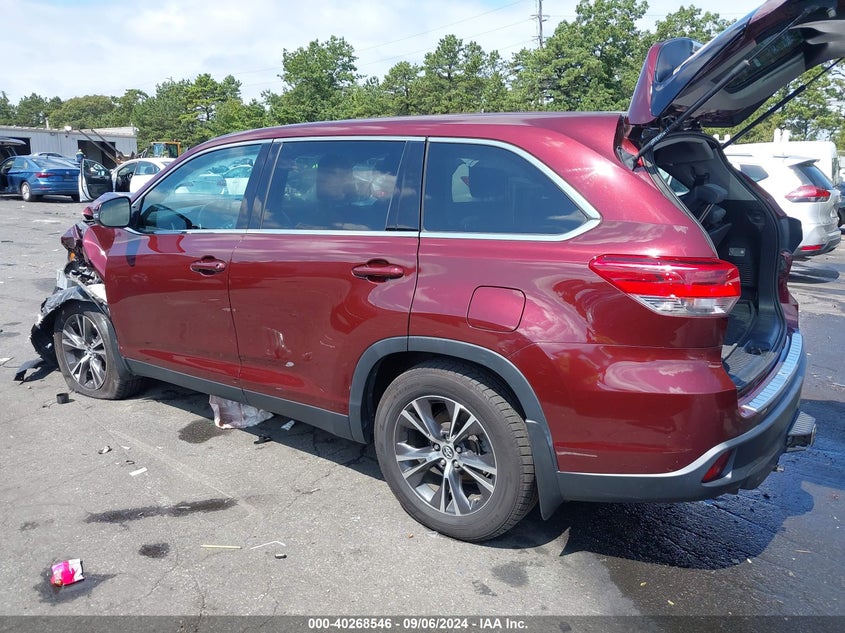 VIN 5TDBZRFH4KS741591 2019 TOYOTA HIGHLANDER LE