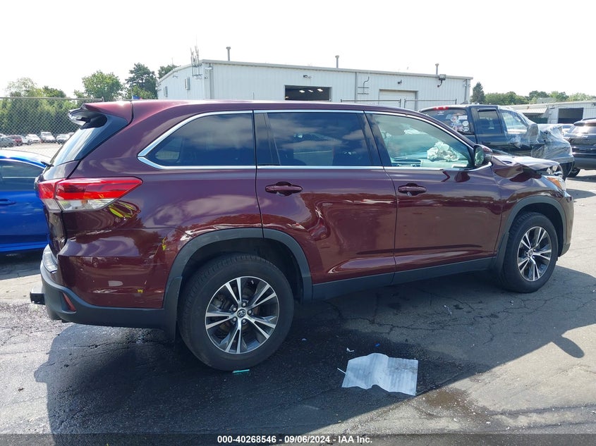 VIN 5TDBZRFH4KS741591 2019 TOYOTA HIGHLANDER LE