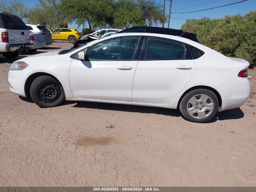 2015 Dodge Dart Se VIN: 1C3CDFAA2FD277671 Lot: 40268553