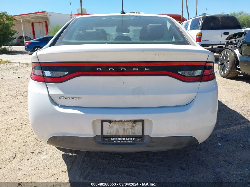 2015 Dodge Dart Se VIN: 1C3CDFAA2FD277671 Lot: 40268553