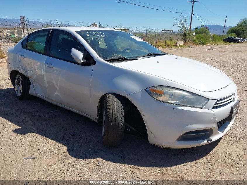 2015 Dodge Dart Se VIN: 1C3CDFAA2FD277671 Lot: 40268553