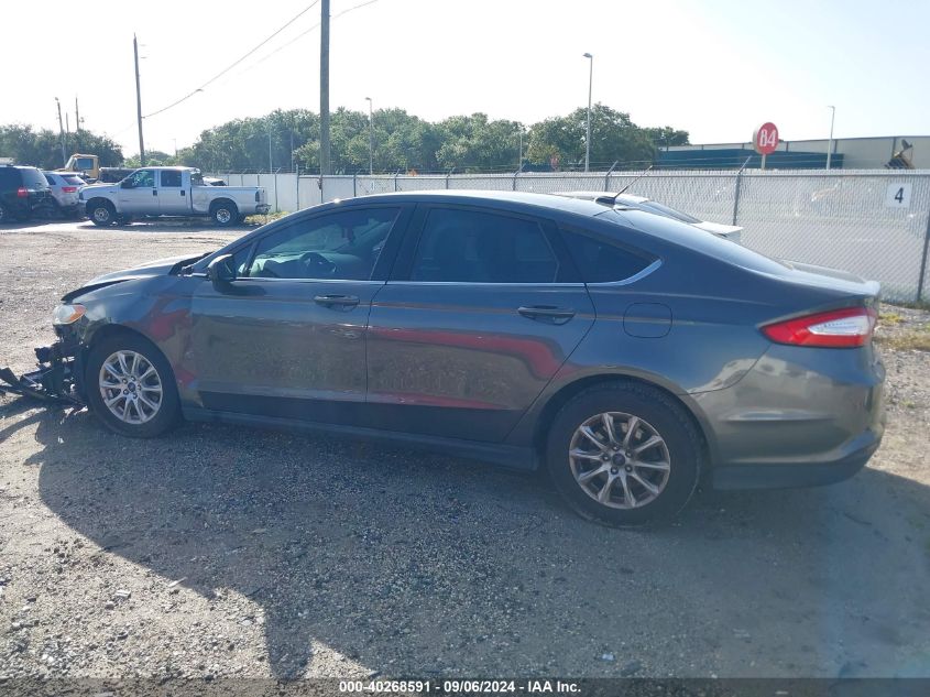 2016 Ford Fusion S VIN: 3FA6P0G7XGR269597 Lot: 40268591