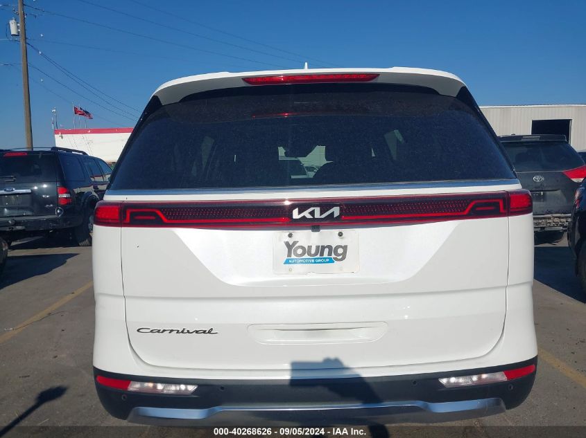 2022 Kia Carnival Mpv Sx Prestige VIN: KNDNE5H32N6092249 Lot: 40268626