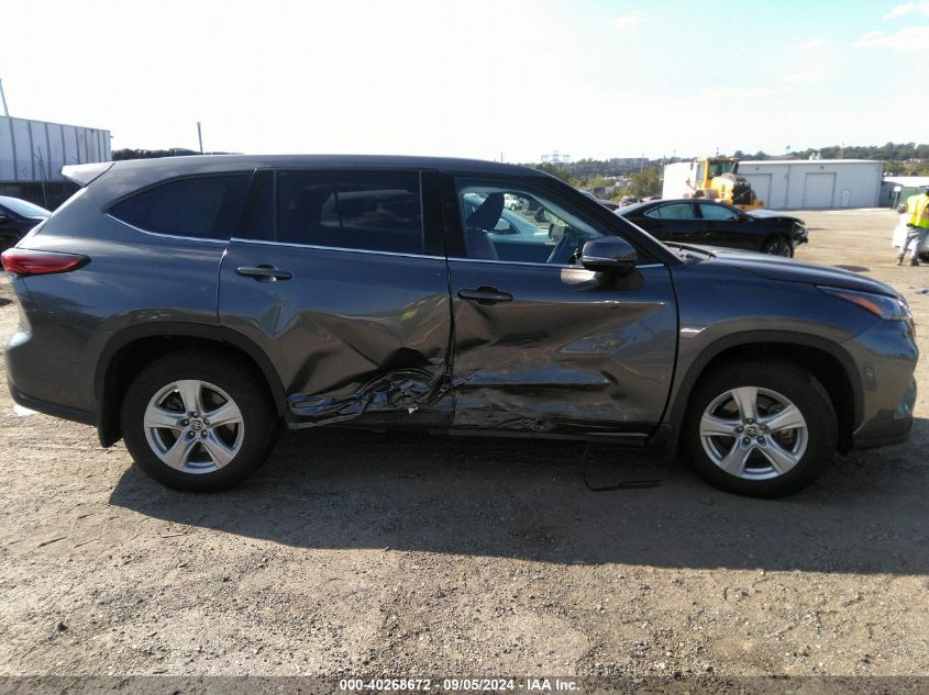 2022 Toyota Highlander Hybrid Le VIN: 5TDBBRCH4NS560715 Lot: 40268672