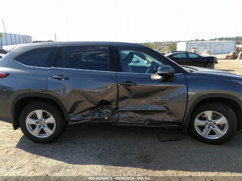 2022 Toyota Highlander Hybrid Le VIN: 5TDBBRCH4NS560715 Lot: 40268672